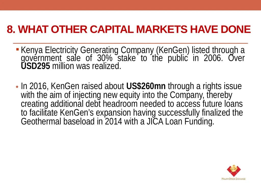 ROLE OF THE CAPITAL MARKET IN LONG TERM - slide 17 of 23
