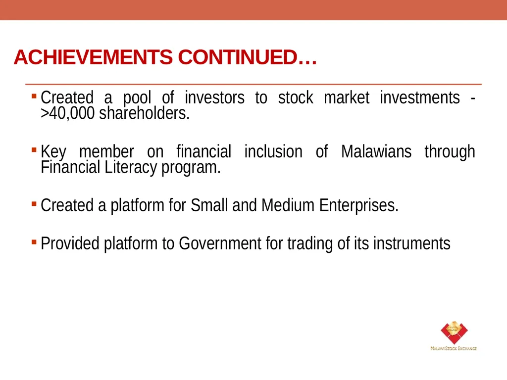 ROLE OF THE CAPITAL MARKET IN LONG TERM - slide 16 of 23