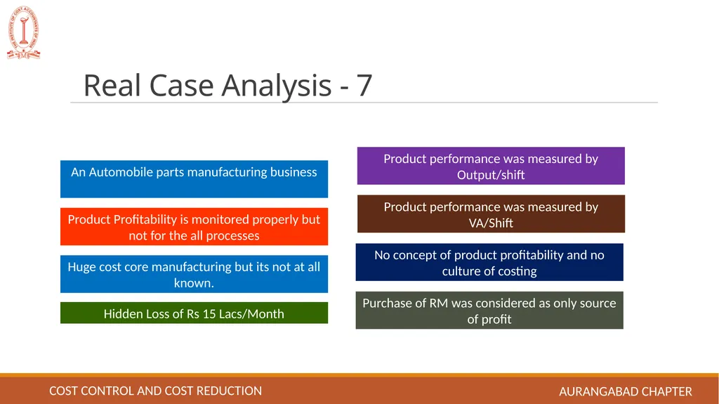 Cost control and Cost reduction EASY TO UNDERSTAND - slide 14 of 15