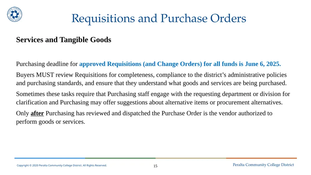 Year End Close FY 2024-2025 Districtwide Training: - slide 17 of 58