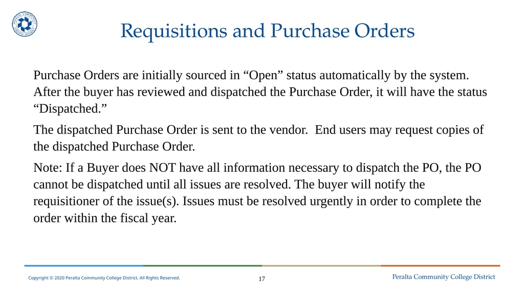 Year End Close FY 2024-2025 Districtwide Training: - slide 19 of 58