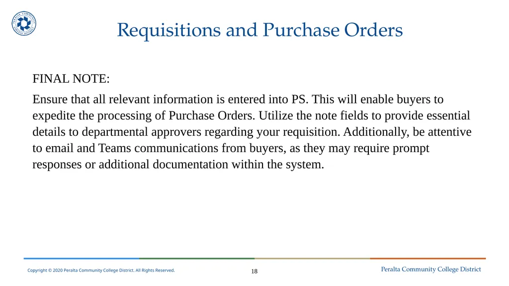 Year End Close FY 2024-2025 Districtwide Training: - slide 20 of 58