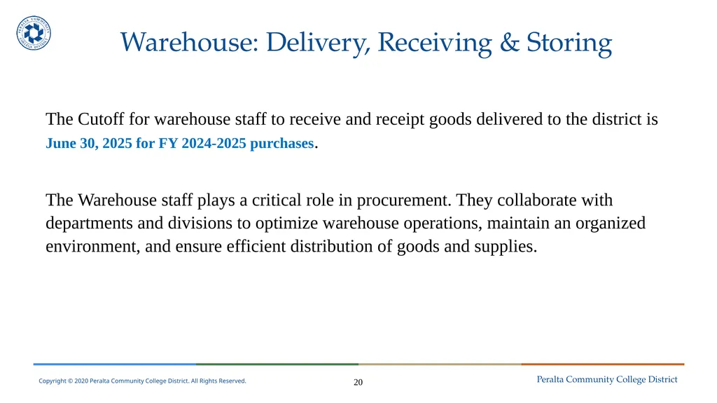 Year End Close FY 2024-2025 Districtwide Training: - slide 23 of 58