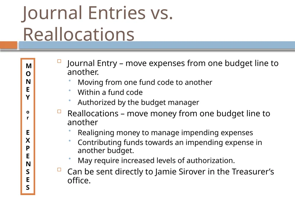 STUDENT affairs FINANCE & ADMINISTRATION Finance - slide 18 of 20