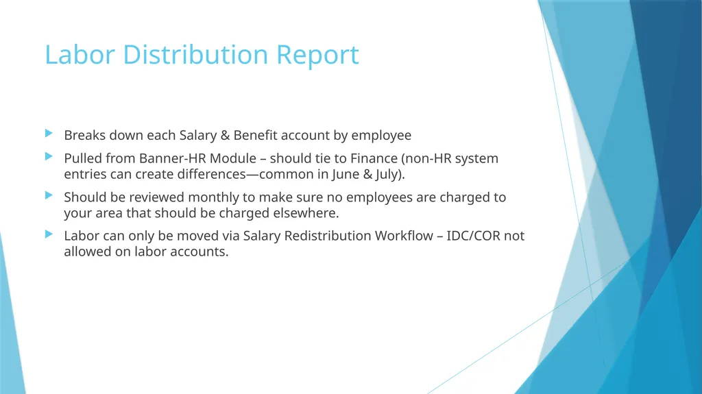 Fiscal Year-End & Running Finance Cognos Reports - slide 30 of 31
