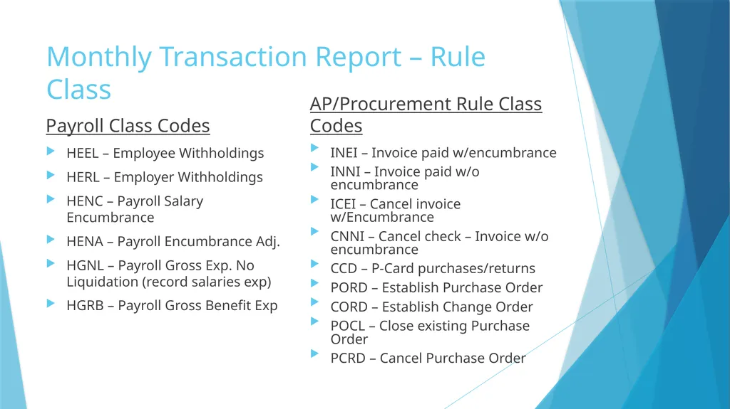 Fiscal Year-End & Running Finance Cognos Reports - slide 25 of 31