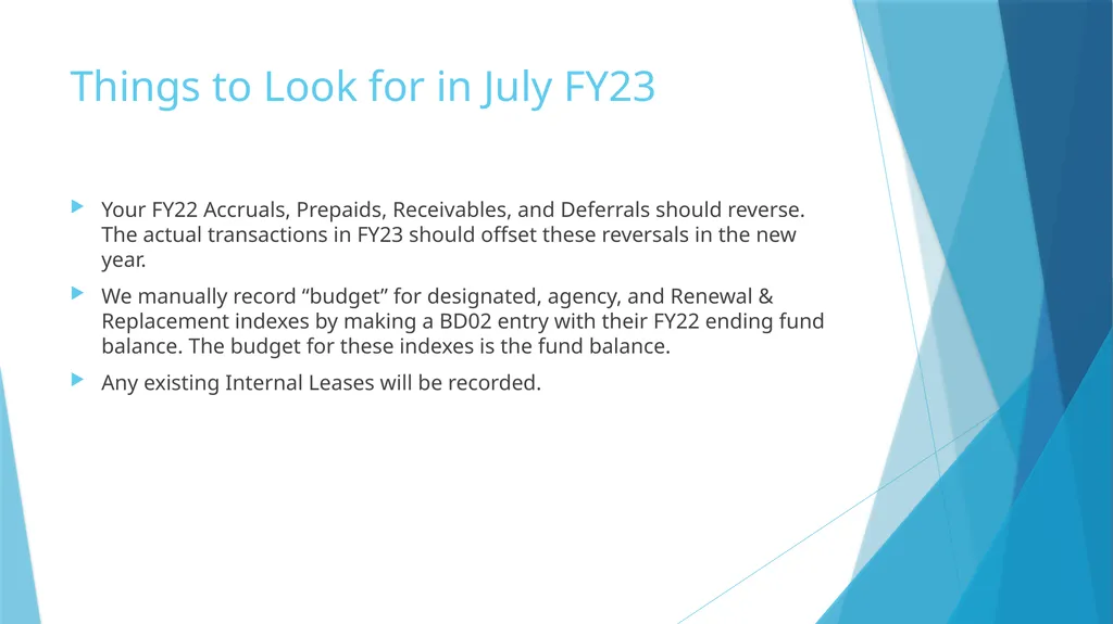 Fiscal Year-End & Running Finance Cognos Reports - slide 15 of 31