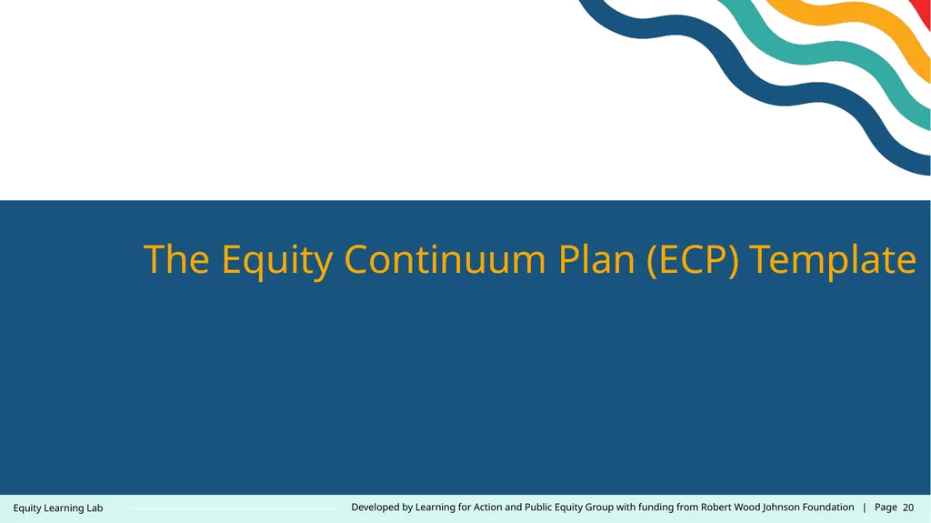 Contact: LearningLab@learningforaction.com Equity - slide 20 of 26