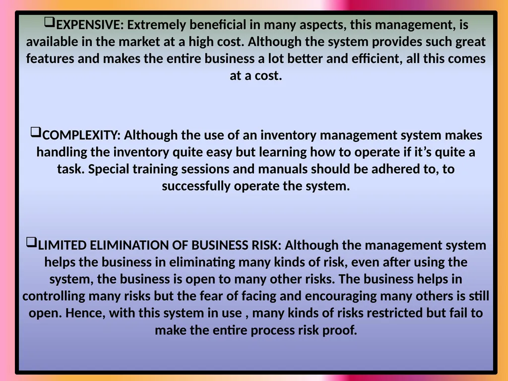 INVENTORY MANAGEMENT MEANING OF INVENTORY - slide 11 of 25