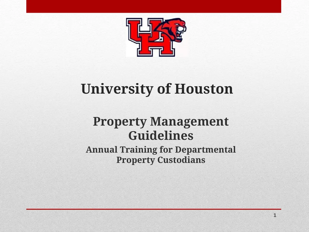 University of Houston Property Management