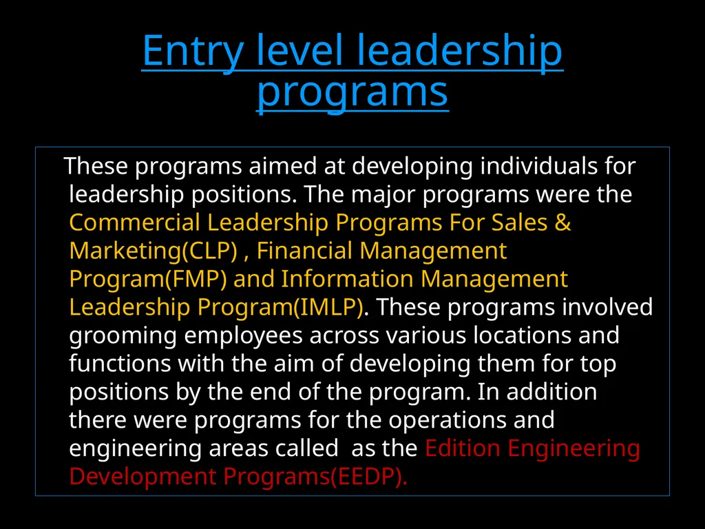 TRAINING AND DEVELOPMENT - THE GE WAY Associate - slide 10 of 14
