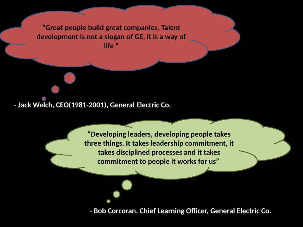TRAINING AND DEVELOPMENT - THE GE WAY Associate - slide 2 of 14