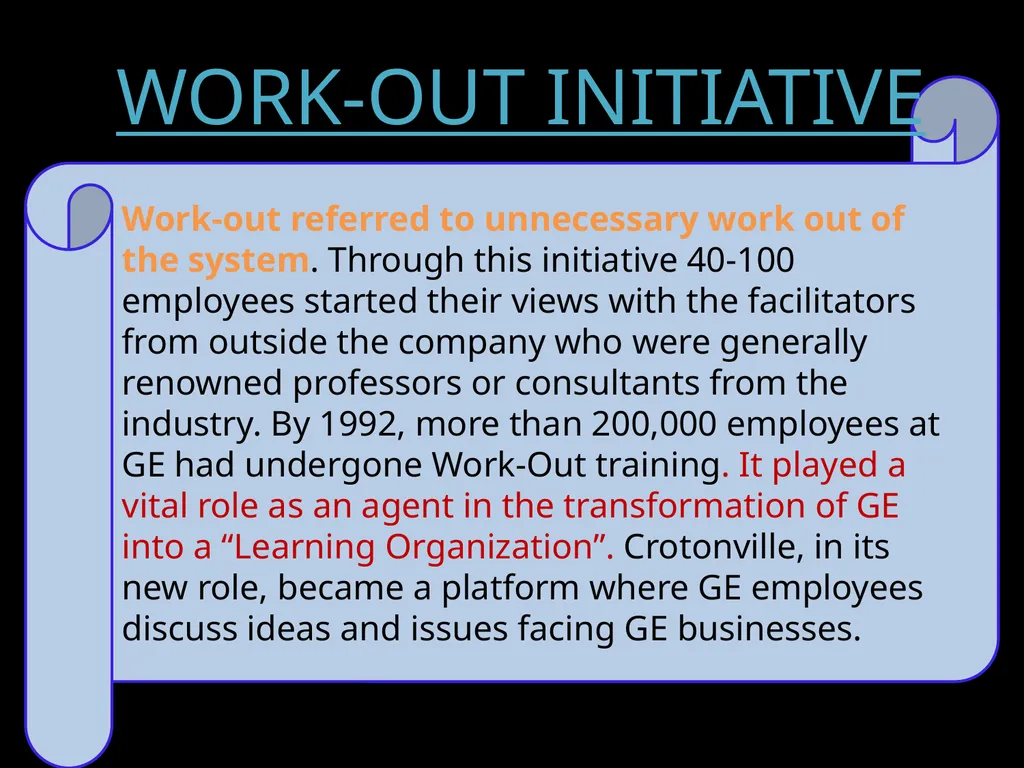 TRAINING AND DEVELOPMENT - THE GE WAY Associate - slide 7 of 14