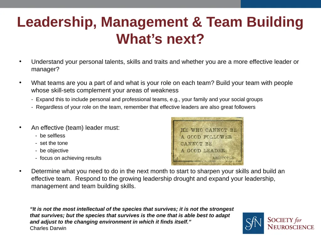 Leadership, Management & Team Building Skills you - slide 29 of 32