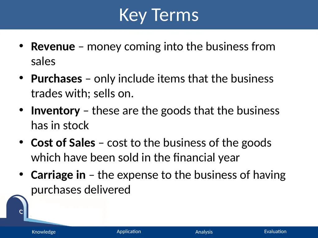 A Level Accounting Income Statements Please turn - slide 6 of 22