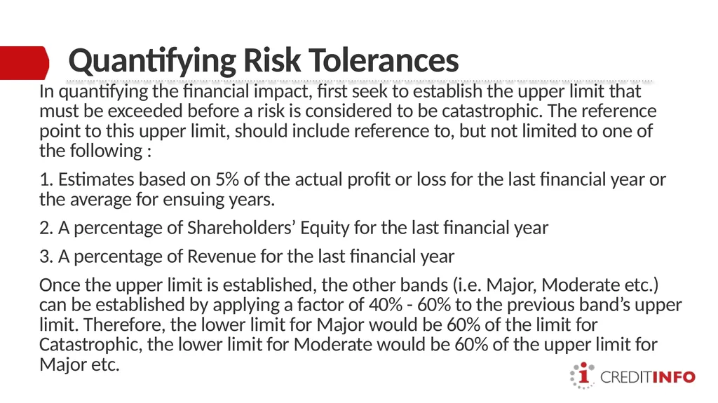 ENTERPRISE RISK MANAGEMENT PRESENTATION TO THE - slide 12 of 20