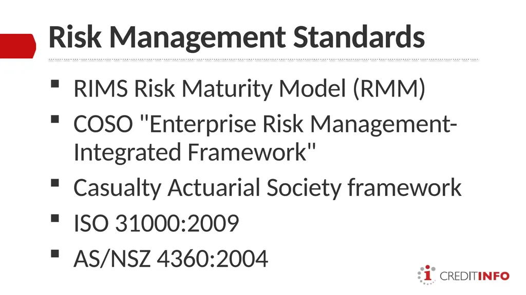 ENTERPRISE RISK MANAGEMENT PRESENTATION TO THE - slide 7 of 20