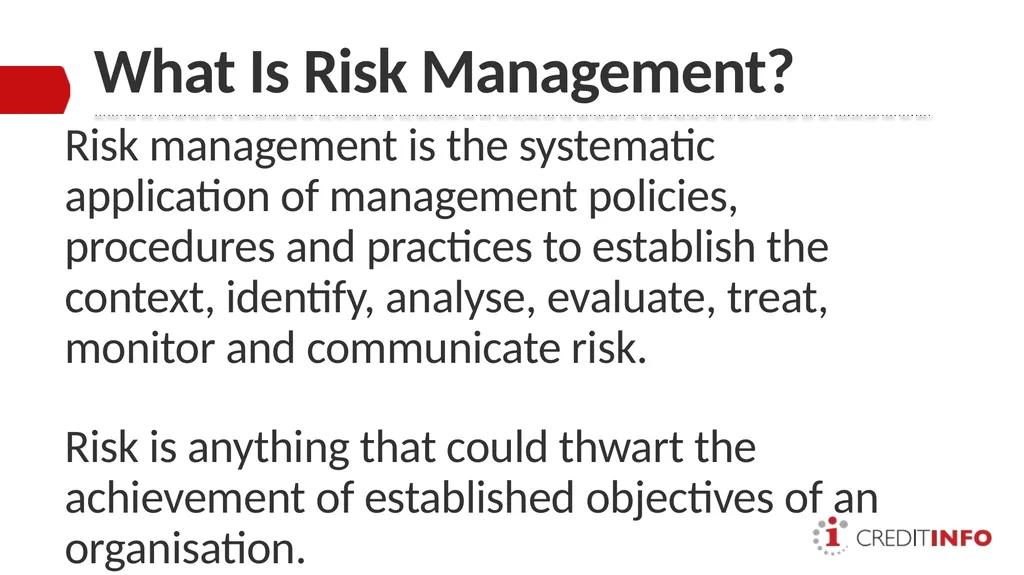 ENTERPRISE RISK MANAGEMENT PRESENTATION TO THE - slide 3 of 20