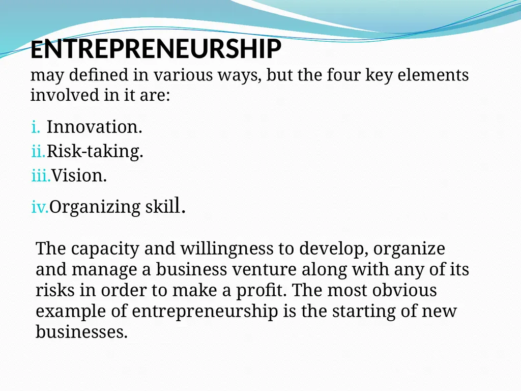 Entrepreneurship Sanjay Bartwal Chief Consultant - slide 7 of 22
