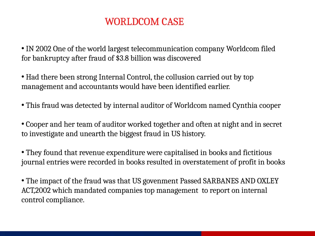 INTERNAL AUDIT FROM GAGAN REBARI OVERVIEW OF - slide 4 of 13