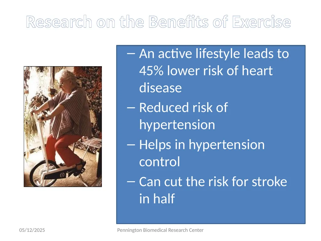 Exercise And The Heart Beth Kalicki Heli J. Roy, - slide 7 of 13