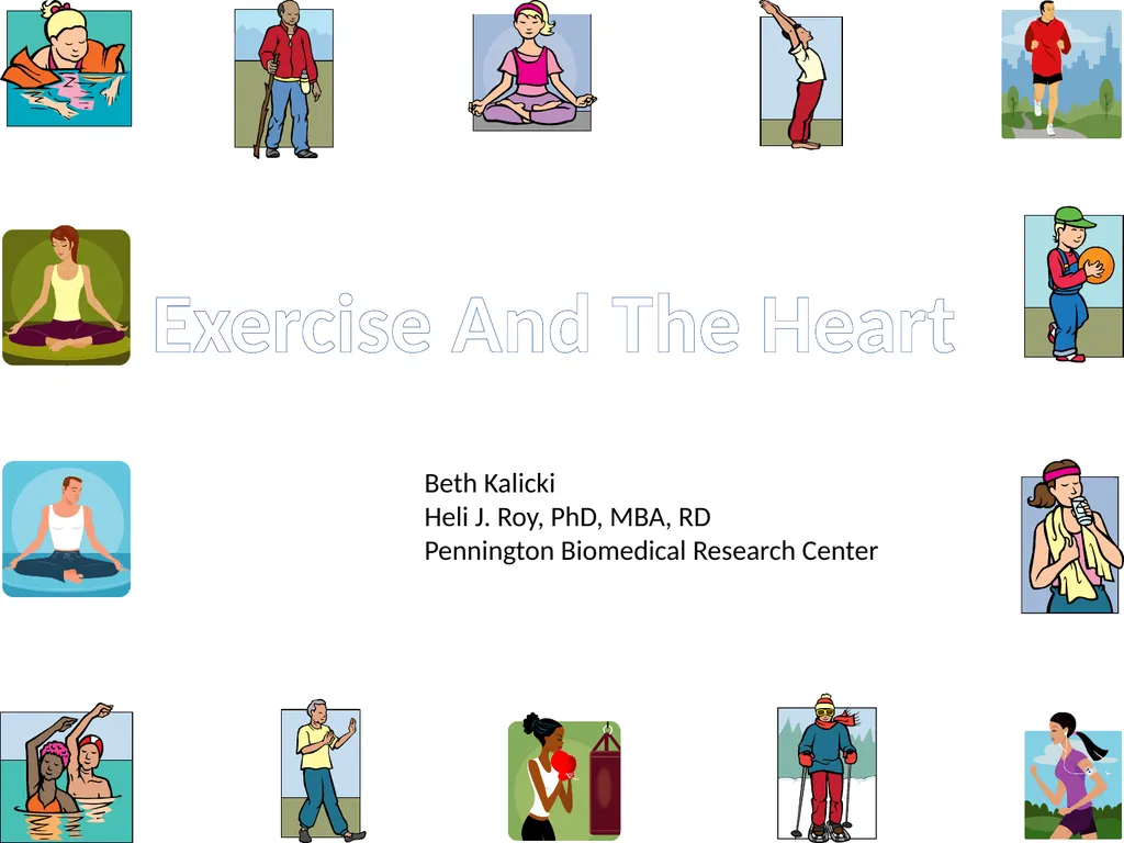Exercise And The Heart Beth Kalicki Heli J. Roy, - slide 1 of 13