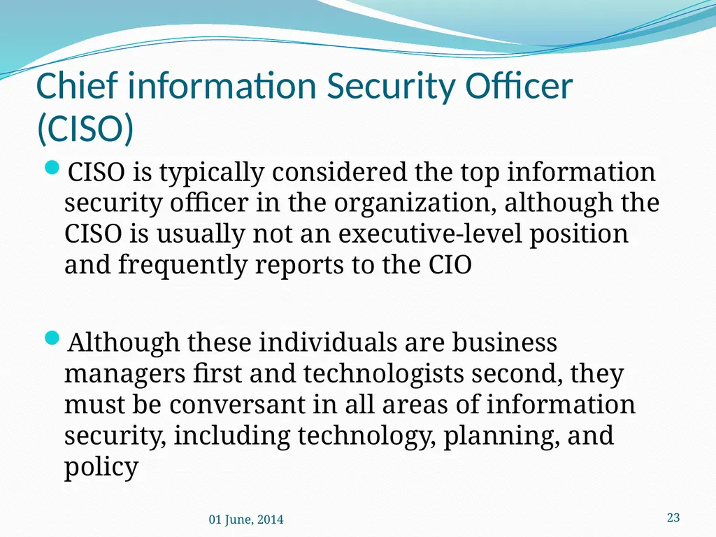 IS Management practices Mrs. Geetha Murugesan - slide 23 of 82