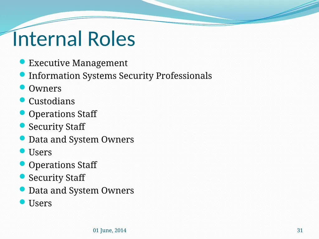 IS Management practices Mrs. Geetha Murugesan - slide 31 of 82