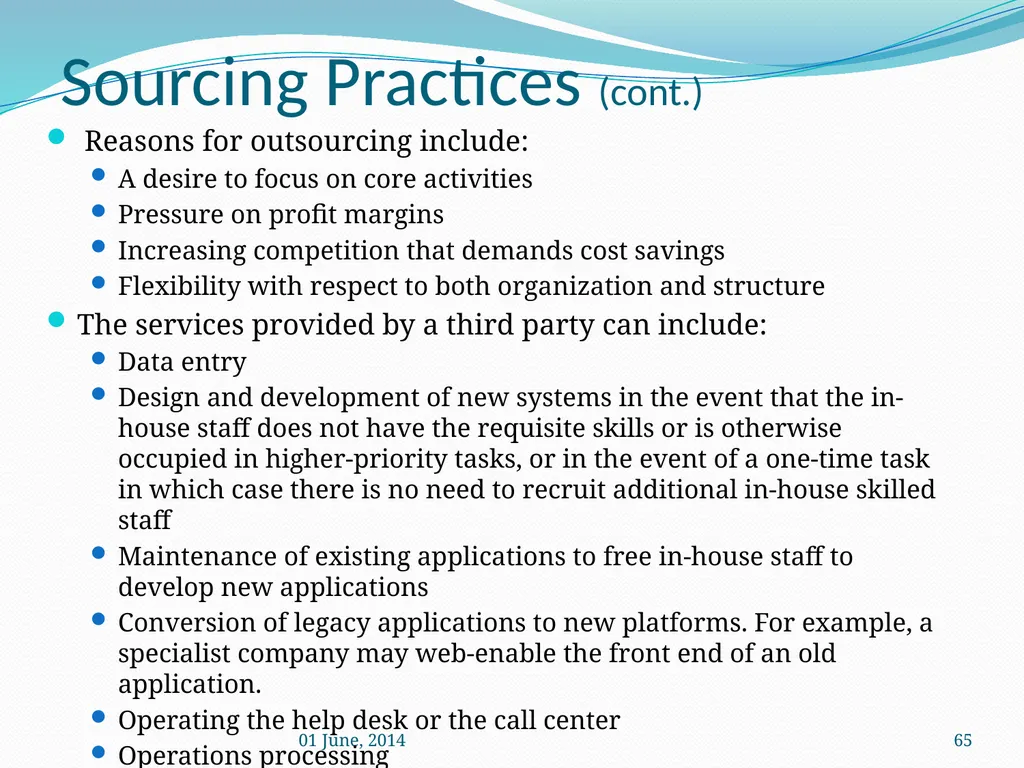 IS Management practices Mrs. Geetha Murugesan - slide 65 of 82