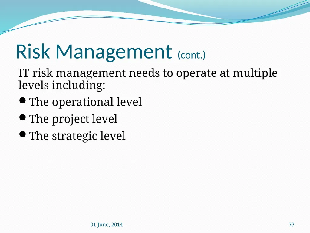 IS Management practices Mrs. Geetha Murugesan - slide 77 of 82