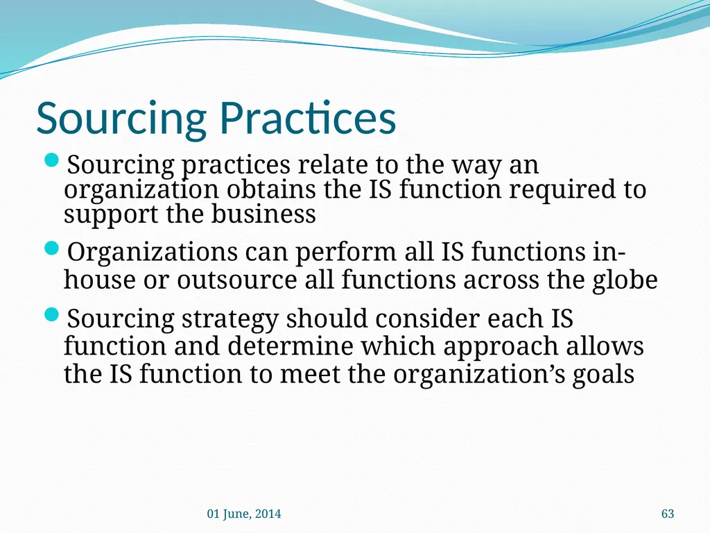 IS Management practices Mrs. Geetha Murugesan - slide 63 of 82