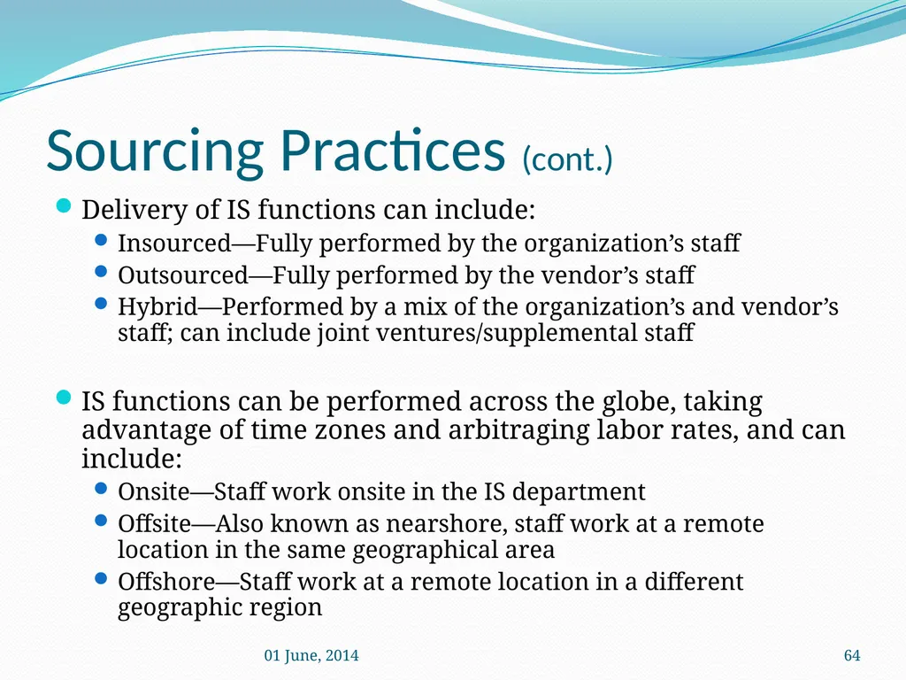 IS Management practices Mrs. Geetha Murugesan - slide 64 of 82