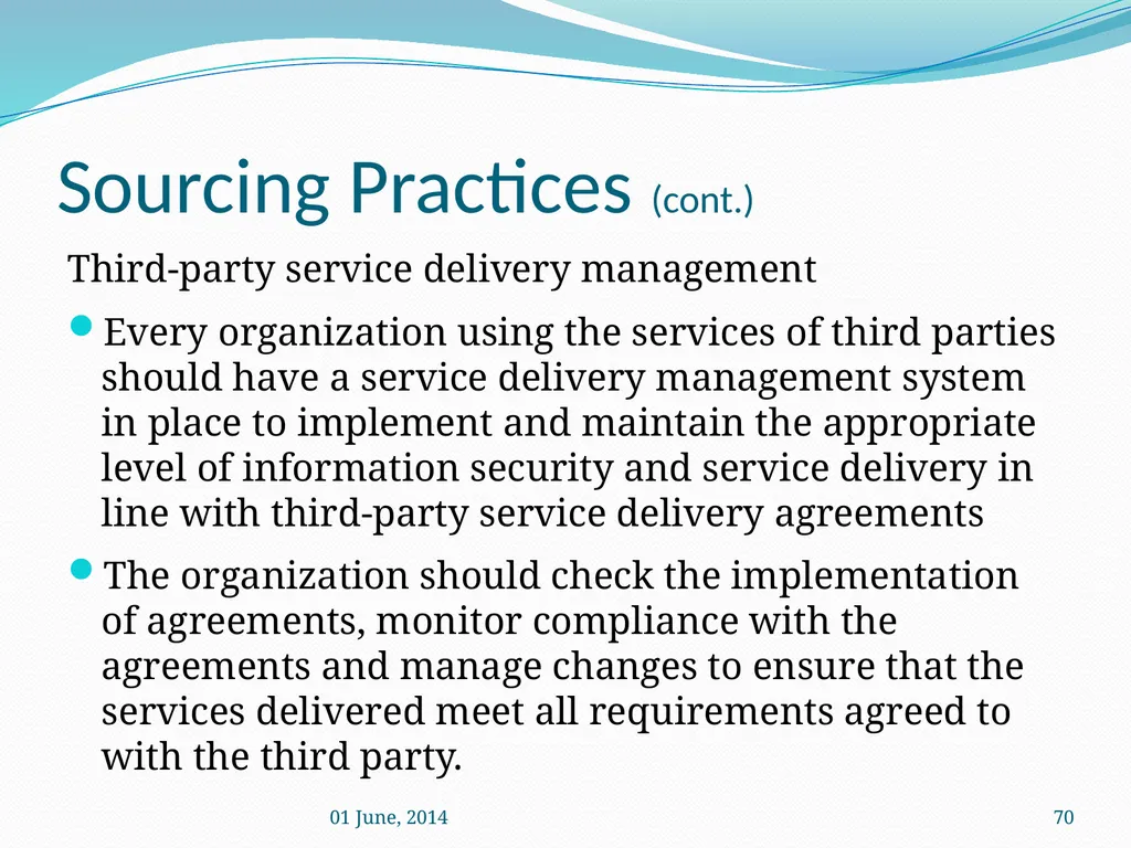 IS Management practices Mrs. Geetha Murugesan - slide 70 of 82