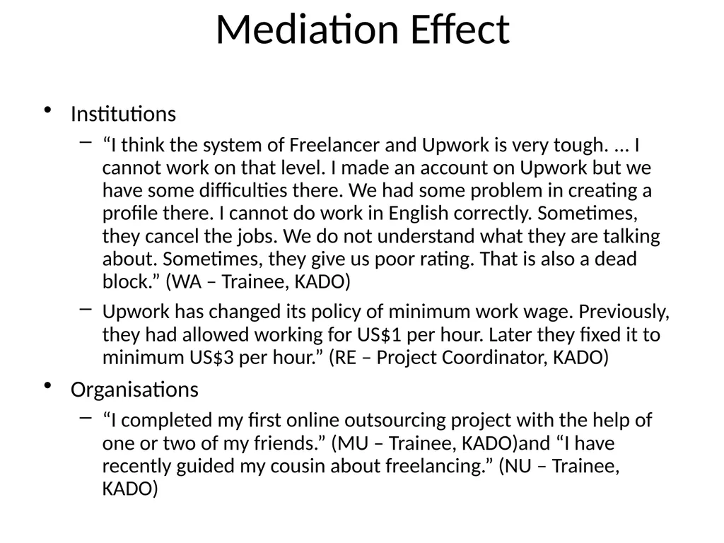 Understanding the Development Implications of - slide 15 of 20