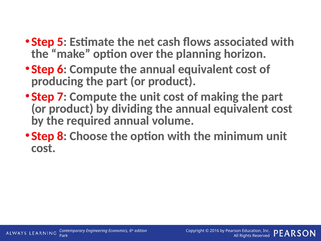 Applying Annual Worth Analysis Lecture No. 20 - slide 9 of 14