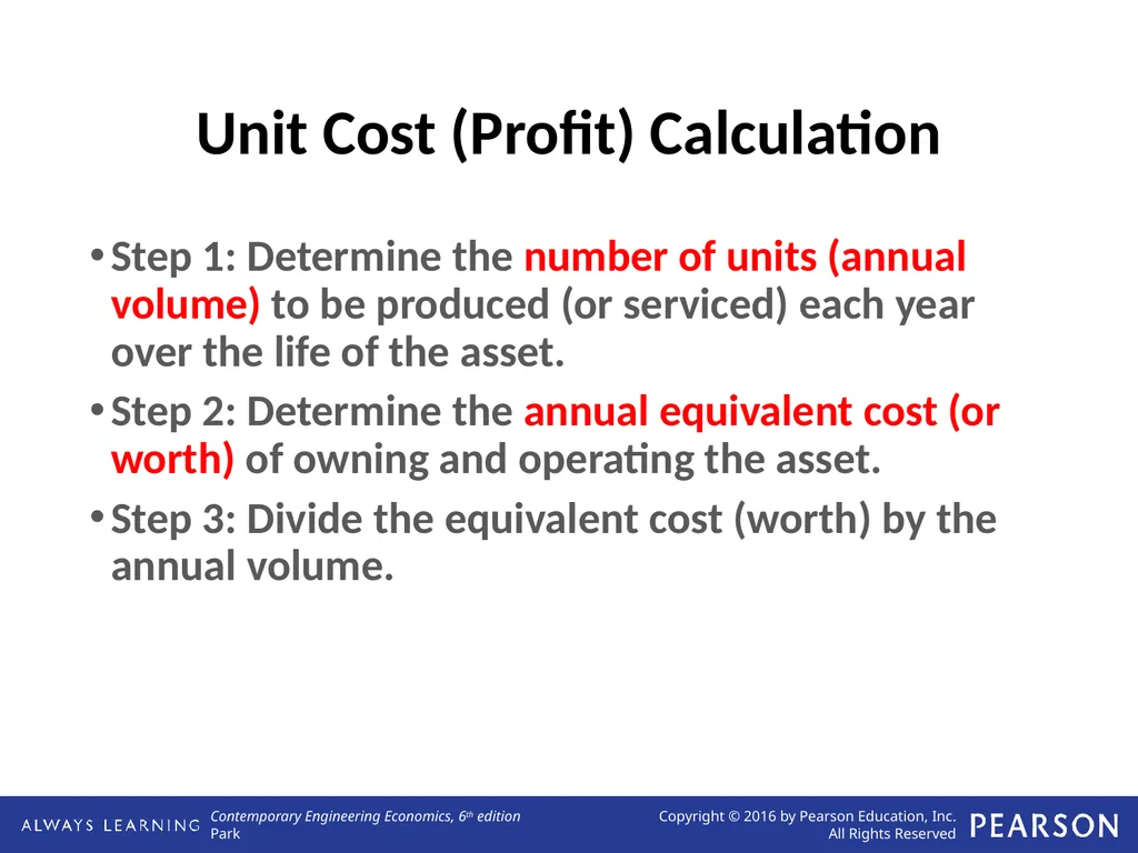 Applying Annual Worth Analysis Lecture No. 20 - slide 3 of 14