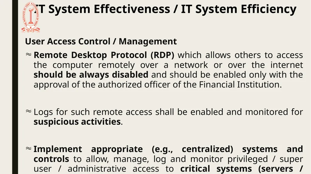 IT Audit in Banking Sector – System Effectiveness - slide 17 of 39