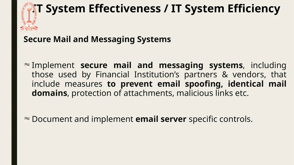 IT Audit in Banking Sector – System Effectiveness - slide 18 of 39