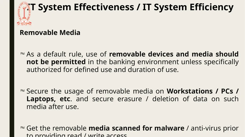 IT Audit in Banking Sector – System Effectiveness - slide 19 of 39