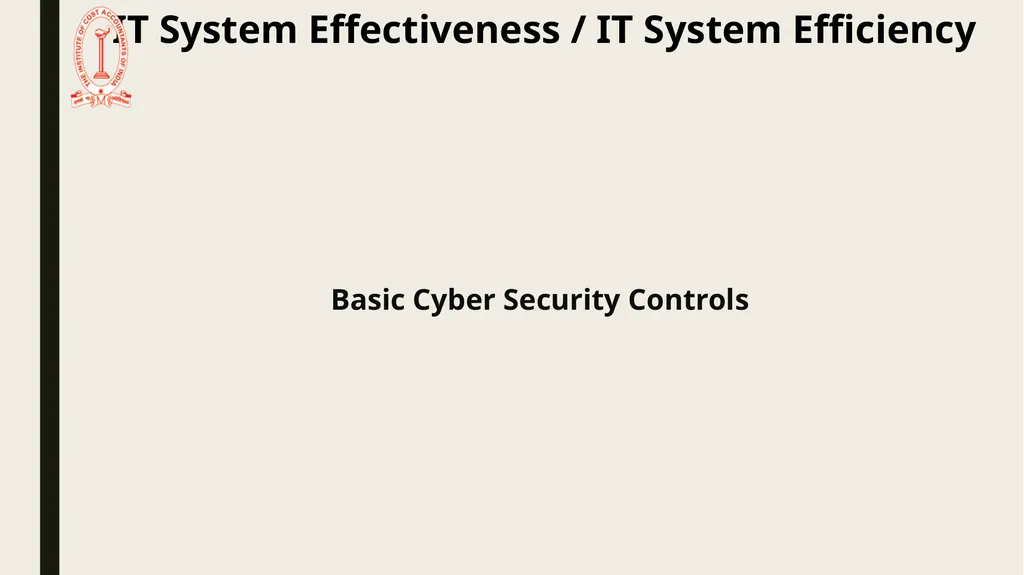 IT Audit in Banking Sector – System Effectiveness - slide 6 of 39