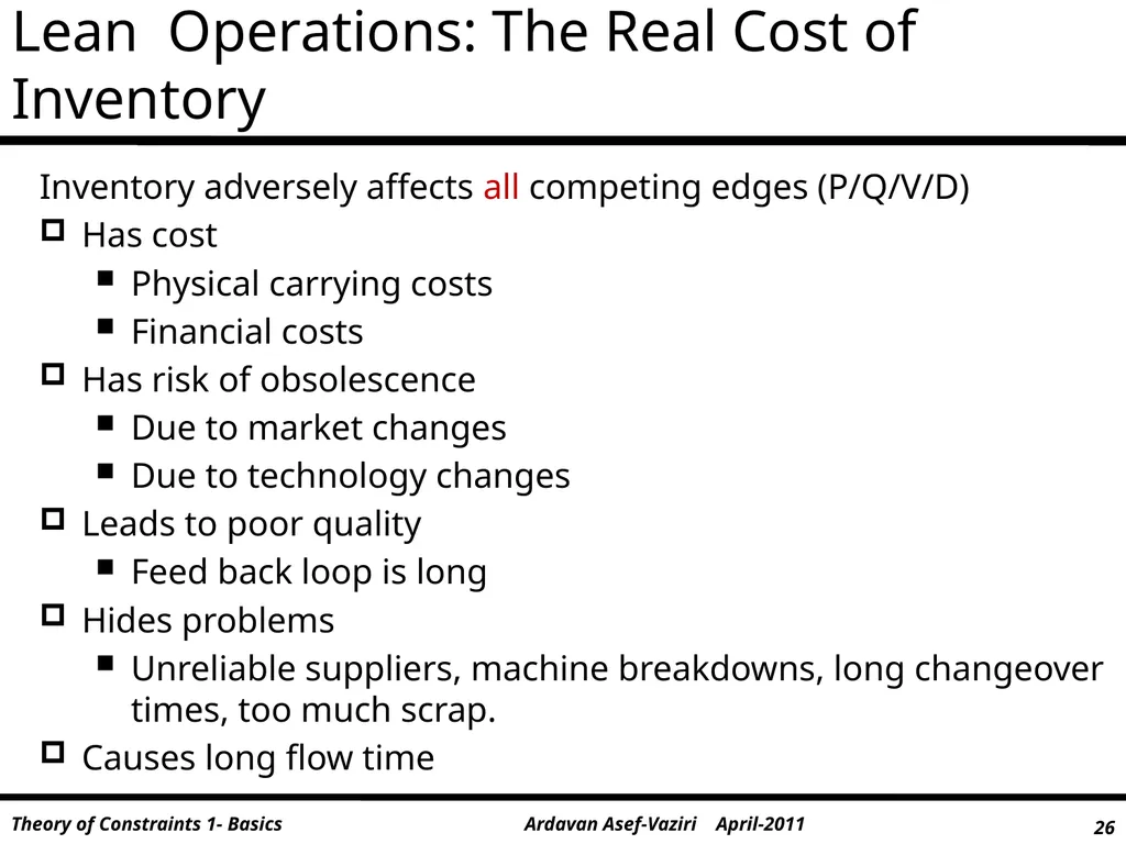Throughput World These sides and note were - slide 26 of 26