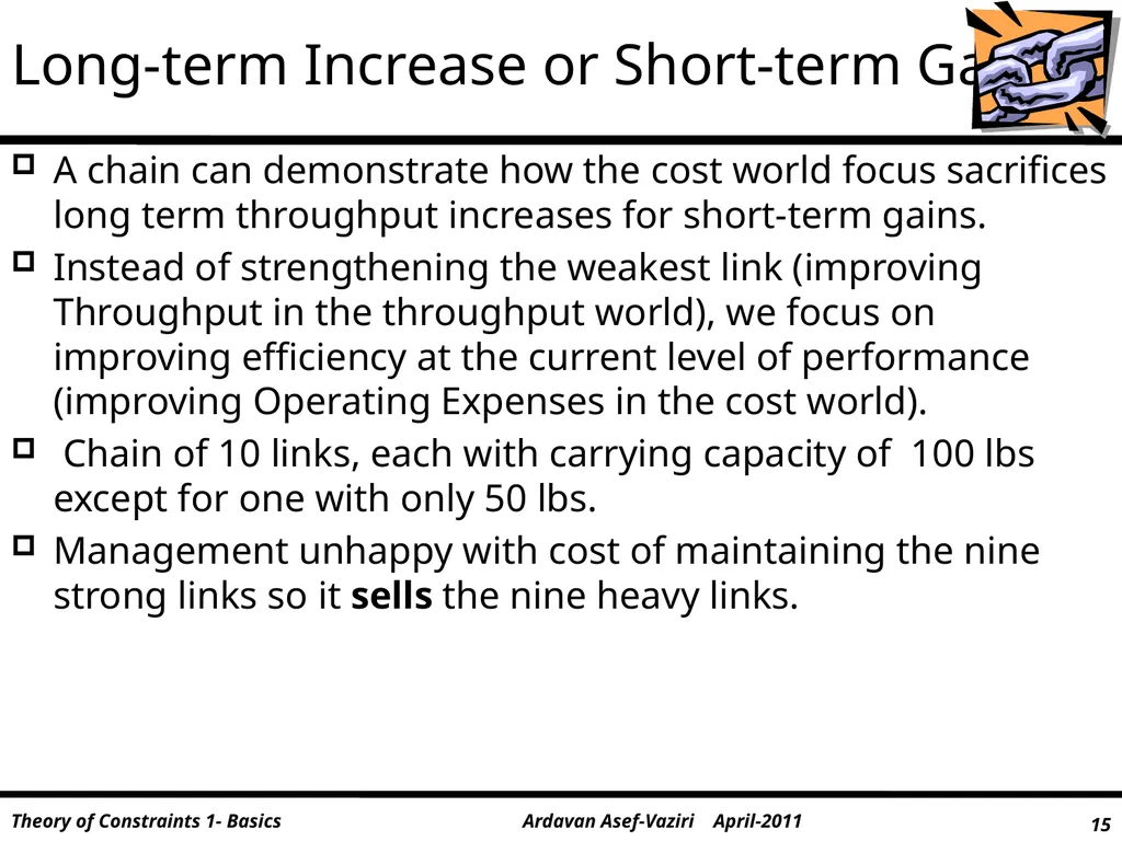 Throughput World These sides and note were - slide 15 of 26