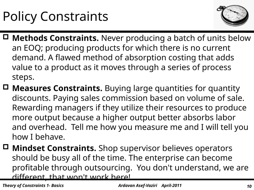 Throughput World These sides and note were - slide 10 of 26