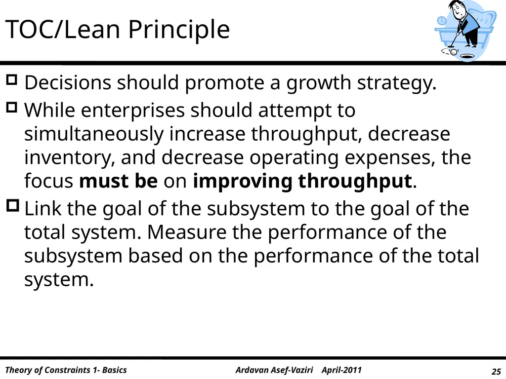 Throughput World These sides and note were - slide 25 of 26