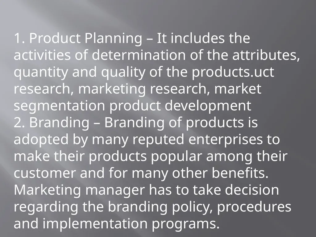Nature and Scope of Marketing Nature of Marketing - slide 13 of 20