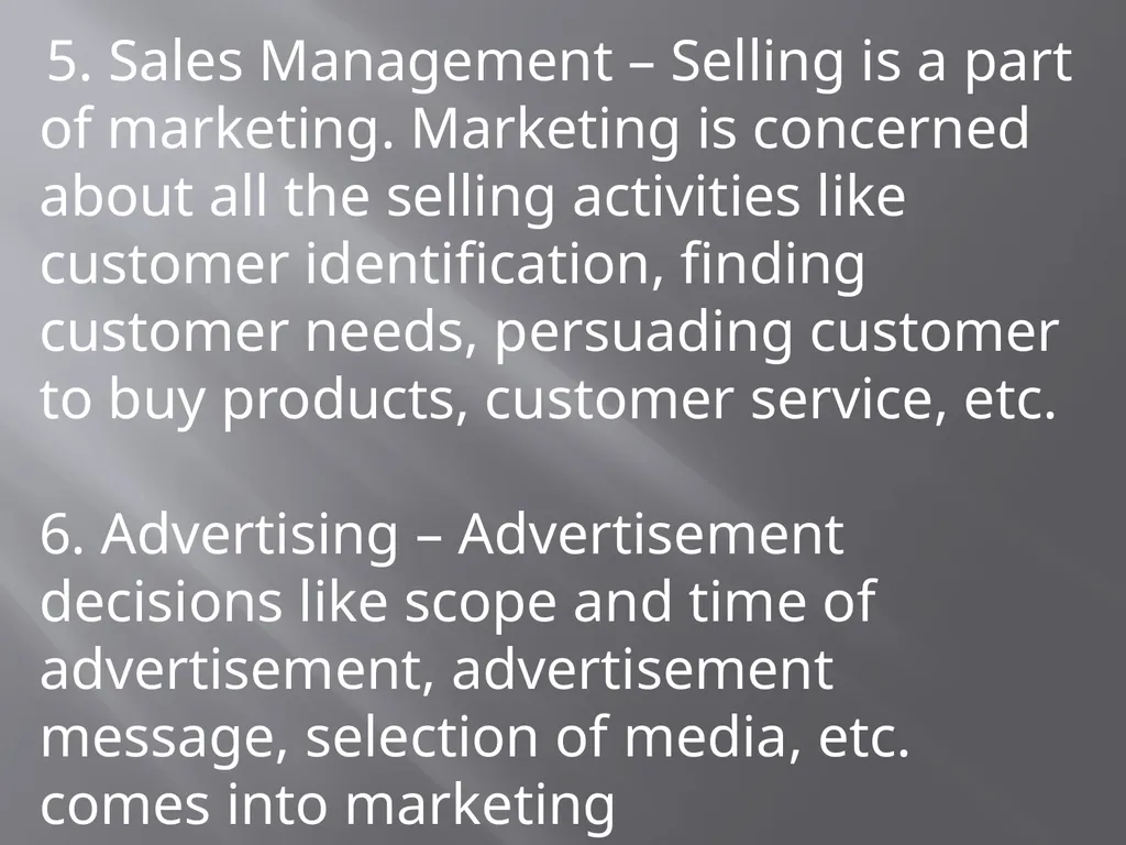 Nature and Scope of Marketing Nature of Marketing - slide 15 of 20