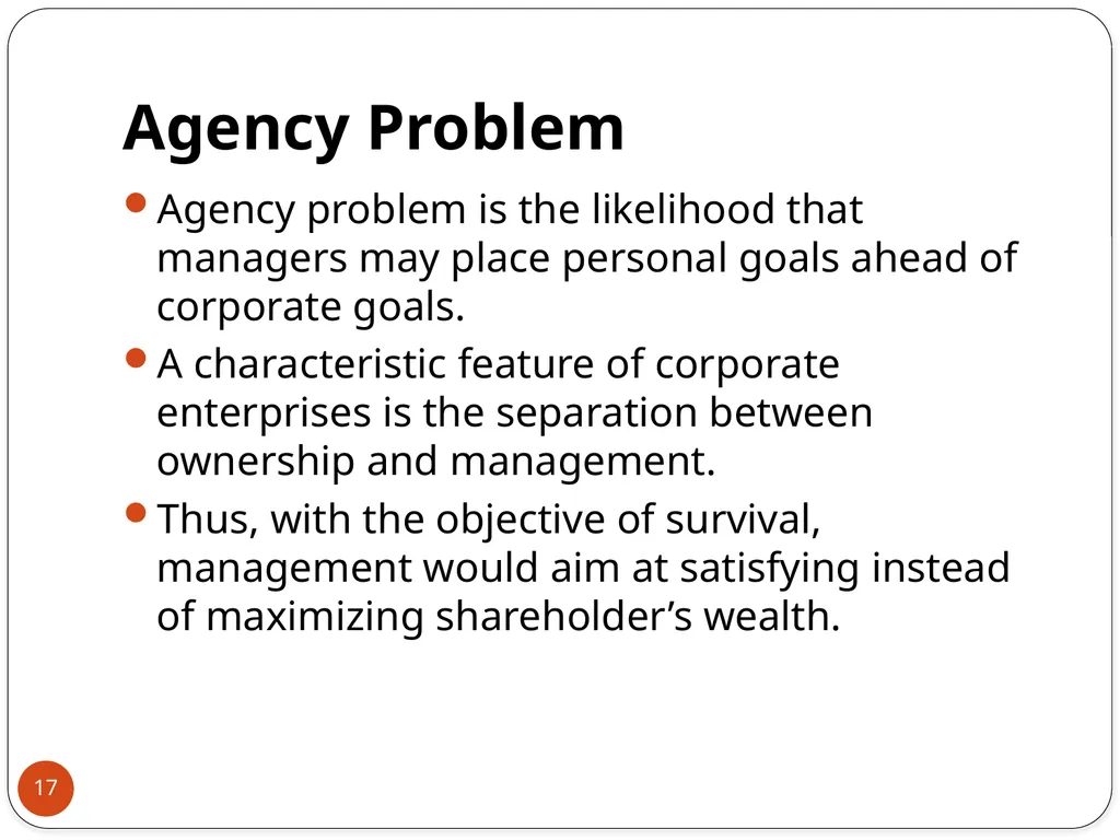An Introduction to Advance Corporate Finance 1 - slide 17 of 27
