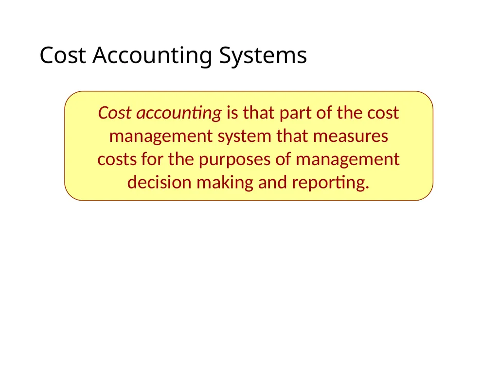ACTIVITY BASED COSTING D JAGANNATAN Cost - slide 4 of 40