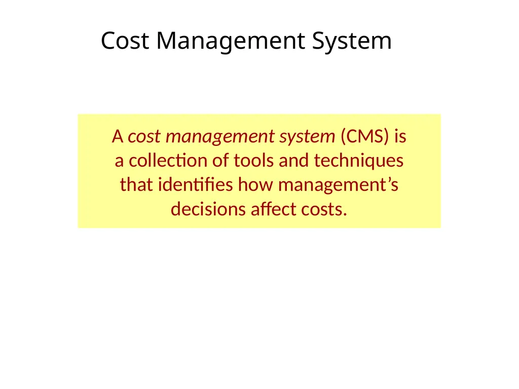 ACTIVITY BASED COSTING D JAGANNATAN Cost - slide 2 of 40