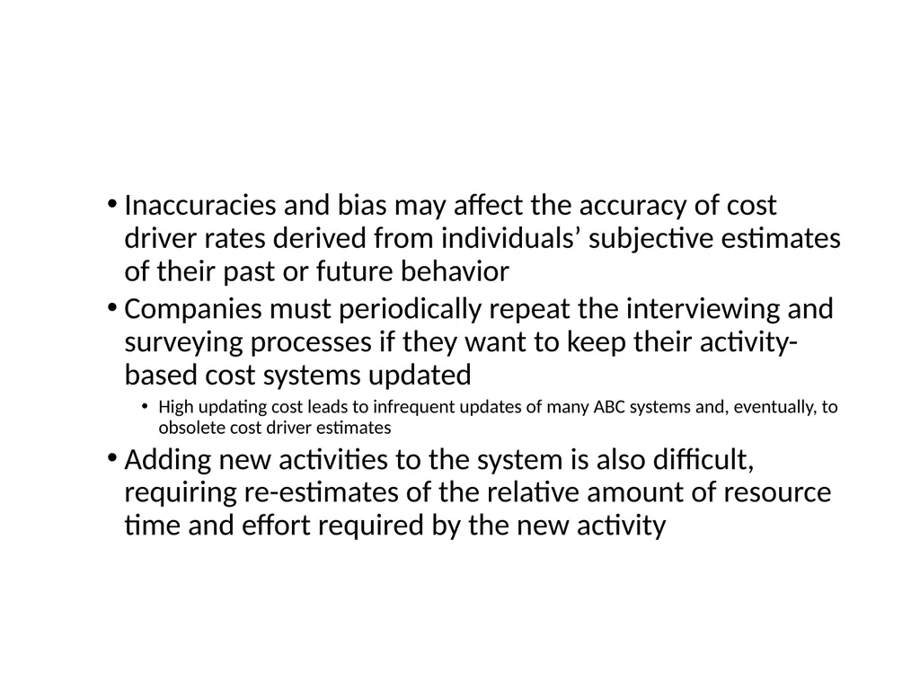 ACTIVITY BASED COSTING D JAGANNATAN Cost - slide 20 of 40